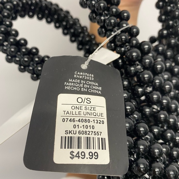 ✨NWT✨ UNIQUE MARBLE-FEEL BLACK PURSE | MINI BAG - Picture 5 of 7